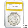 1902 Morgan Silver Dollar PGA MS63+