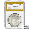 1885-S Morgan Silver Dollar PGA MS64