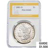 1881-O Morgan Dollar PGA MS65 SILVER