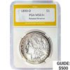 1890-O Morgan Silver Dollar PGA MS63+
