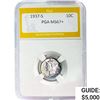 1937-S Mercury Dime PGA MS67+
