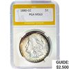 1880-CC Morgan Silver Dollar PGA MS63