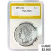 1891-CC Morgan Dollar PGA MS64 SILVER