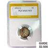 1911-S Lincoln Wheat Cent PGA MS65 RED