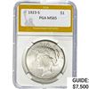 1923-S Peace Dollar PGA MS65 SILVER