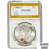 1882-S Morgan Dollar PGA MS65 SILVER