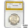 1952-S Franklin Half Dollar PGA MS66