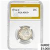 1916-D Barber Quarter PGA MS63+
