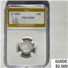 1835 Capped Bust Dime PGA AU58