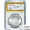 1878-CC Morgan Silver Dollar PGA MS64