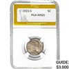 1915-S Buffalo Nickel PGA MS65