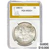 1883-S Morgan Silver Dollar PGA MS63+