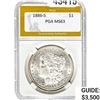 1886-S Morgan Silver Dollar PGA MS63