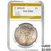 1878-CC Morgan Silver Dollar PGA MS63