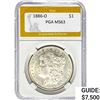 1886-O Morgan Silver Dollar PGA MS63