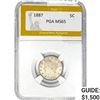1887 Liberty Victory Nickel PGA MS65