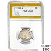 1936-S Buffalo Nickel PGA MS65