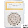 1892 Morgan Silver Dollar PGA MS63+