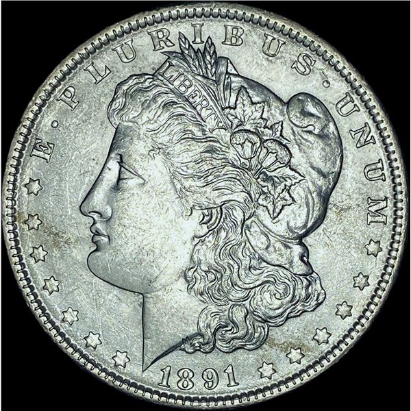 1891 Silver Morgan Dollar CHOICE BU