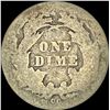 Image 2 : 1876-CC Silver Seated Liberty Dime NICELY CIRCULATED