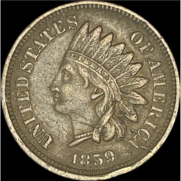 1859 Copper-Nickel Indian Head Cent CLOSELY UNCIRCULATED