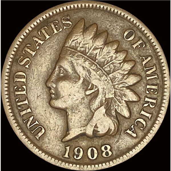1908-S Indian Head Cent NEARLY UNCIRCULATED