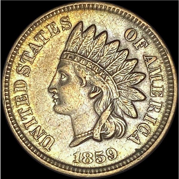 1859 Copper-Nickel Indian Head Cent UNCIRCULATED