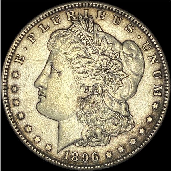 1896 Silver Morgan Dollar CLOSELY UNCIRCULATED