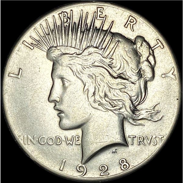 1928 Silver Peace Dollar CLOSELY UNCIRCULATED