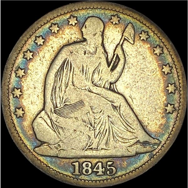 1845-O Silver Half Dollar LIGHTLY CIRCULATED