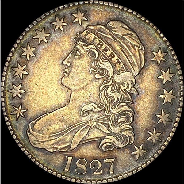 1827 Capped Bust Half Dollar CLOSELY UNCIRCULATED