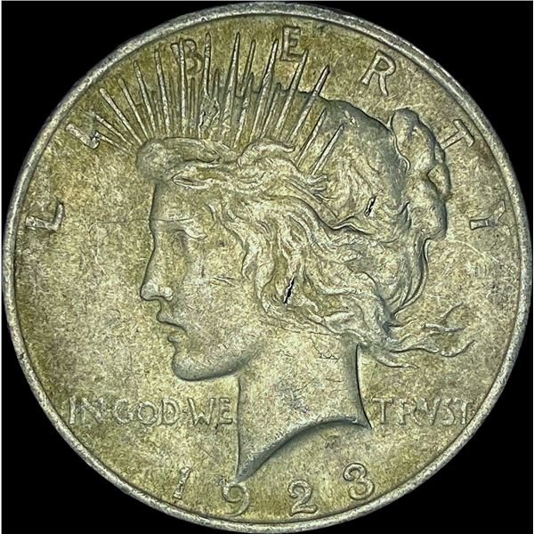 1923 Peace Silver Dollar CHOICE AU