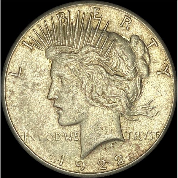 1922-S Silver Peace Dollar NEARLY UNCIRCULATED
