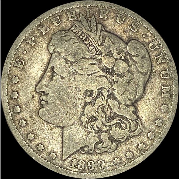 1890 Morgan Silver Dollar NEARLY UNCIRCULATED
