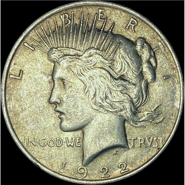 1922 Silver Peace Dollar CHOICE AU