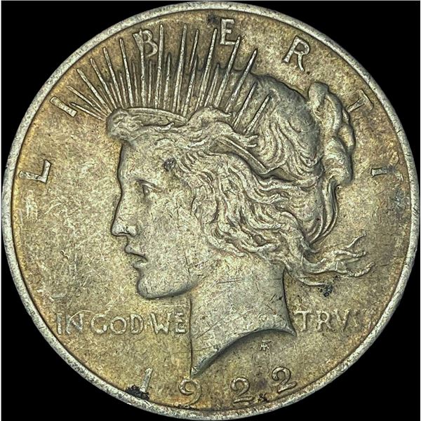 1922 Silver Peace Dollar CHOICE AU