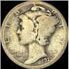 Image 1 : 1921-D Silver Mercury Dime NICELY CIRCULATED
