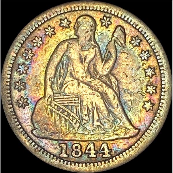 1844 Seated Liberty Dime CLOSELY UNCIRCULATED