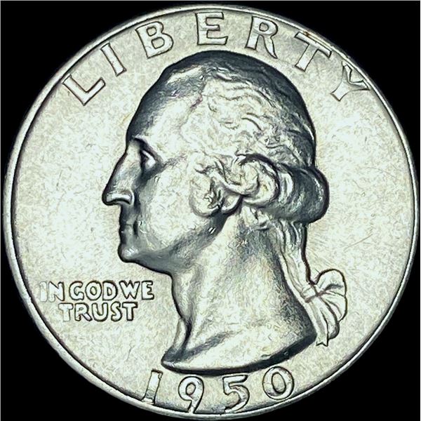 1950-D Silver Washington Quarter CHOICE BU