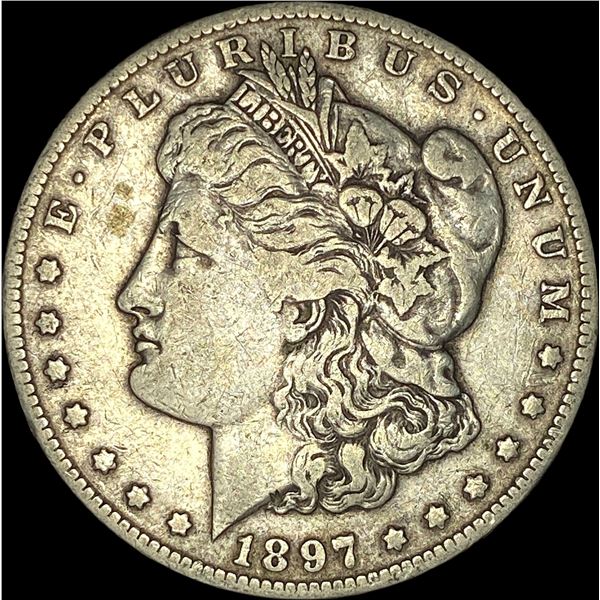1897-S Silver Morgan Dollar NEARLY UNCIRCULATED