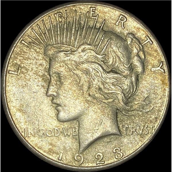 1923-S Silver Peace Dollar NEARLY UNCIRCULATED