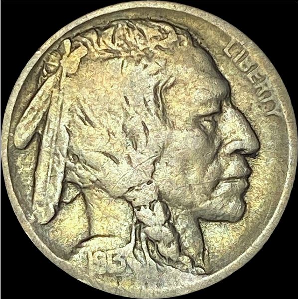 1913-D Buffalo Nickel Type 2 LIGHTLY CIRCULATED