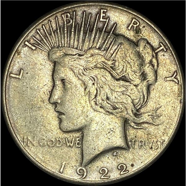 1922-S Silver Peace Dollar LIGHTLY CIRCULATED