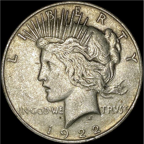 1922 Silver Peace Dollar CLOSELY UNCIRCULATED
