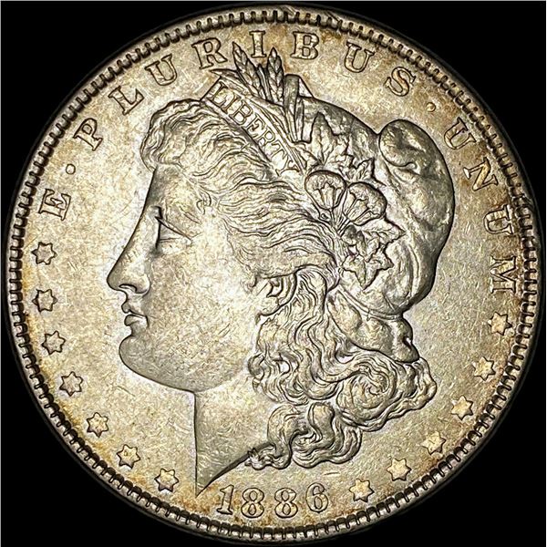 1886 Silver Morgan Dollar CLOSELY UNCIRCULATED