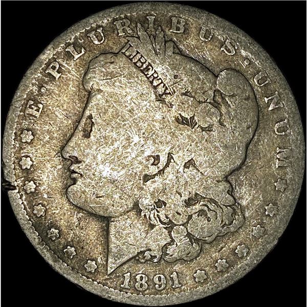 1891-O Silver Morgan Dollar LIGHTLY CIRCULATED