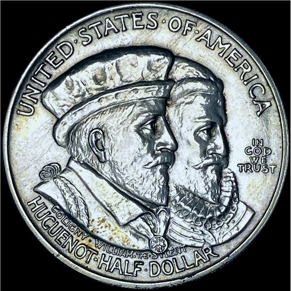 1924 Silver Huguenot-Walloon Half Dollar GEM BU
