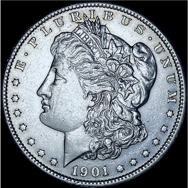 1901-S Silver Morgan Dollar CHOICE AU