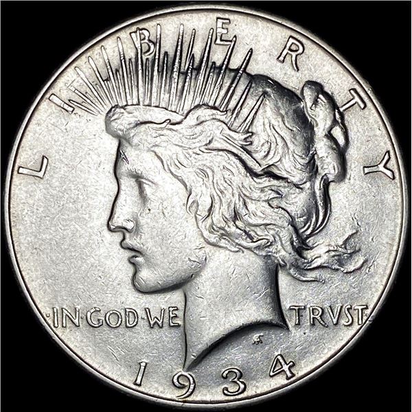 1934-D Silver Peace Dollar CLOSELY UNCIRCULATED