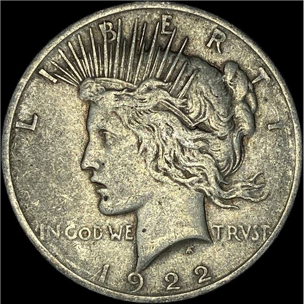 1922 Silver Peace Dollar ABOUT UNCIRCULATED